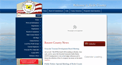 Desktop Screenshot of hydecountync.gov
